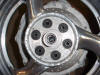 Vmax hub welded into gsxr rim